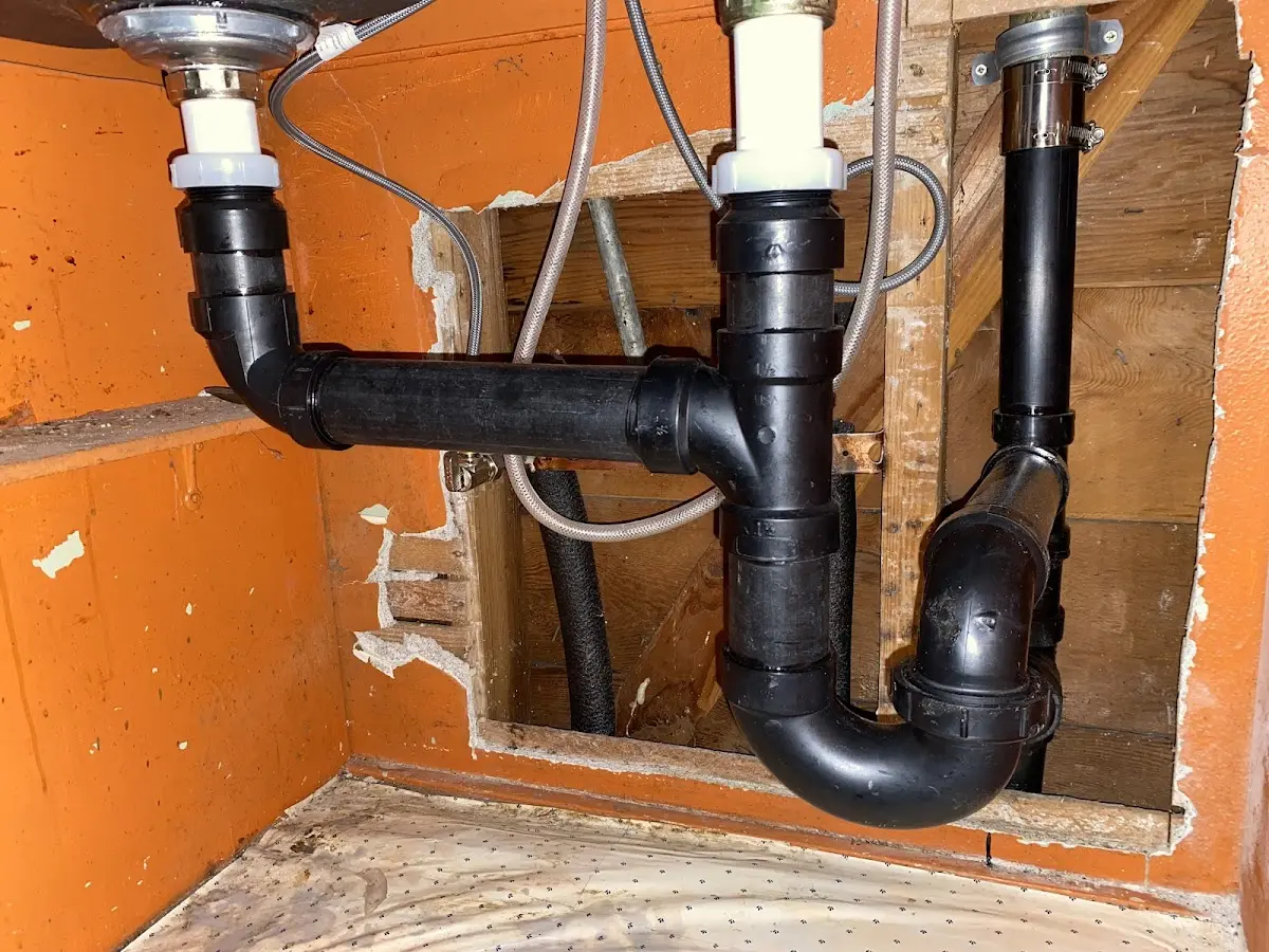 Professional Repiping Services equipment and tools on the job in Clark